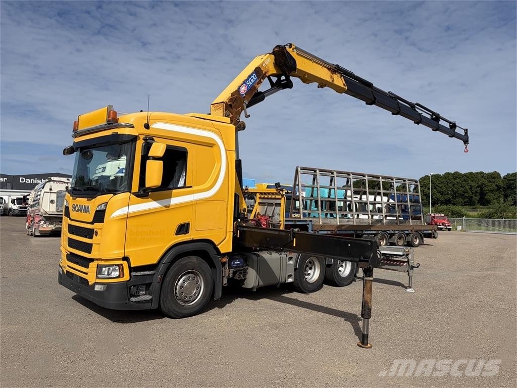 Scania R500 6x2 HMF 5020 Kran hmf 5020 Tovornjaki z žerjavom