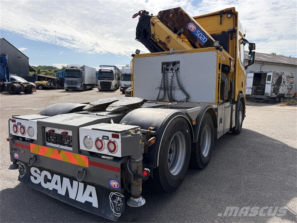 Scania R500 6x2 HMF 5020 Kran hmf 5020 Tovornjaki z žerjavom