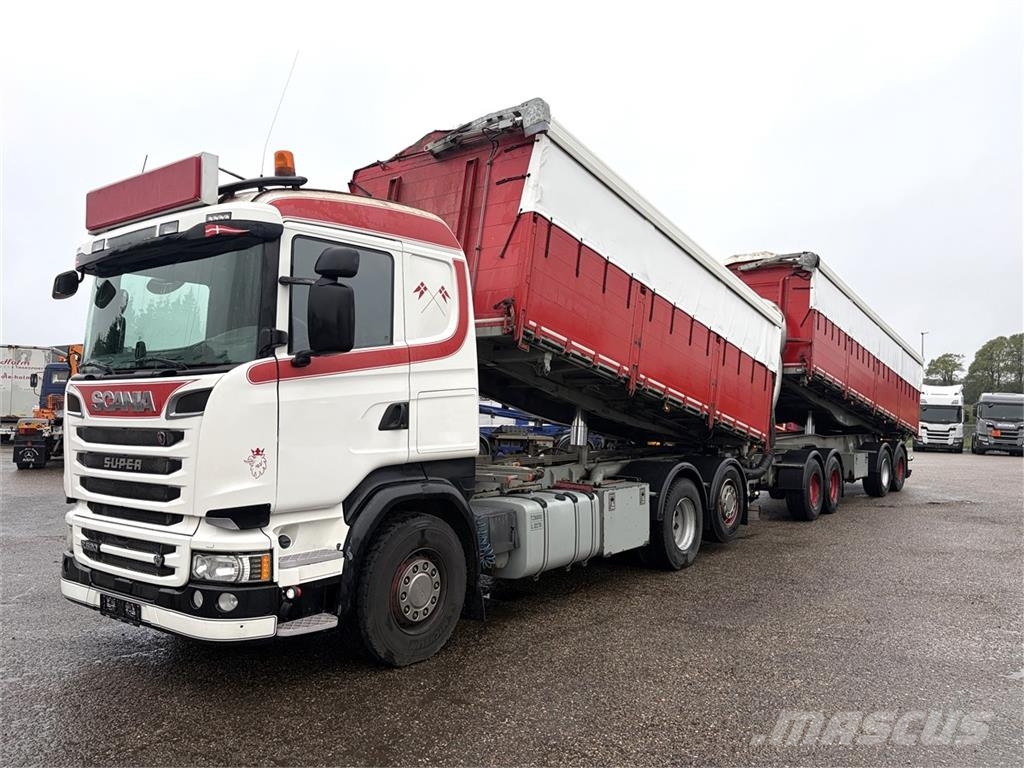 Scania R520 V8 Korntræk Kipper