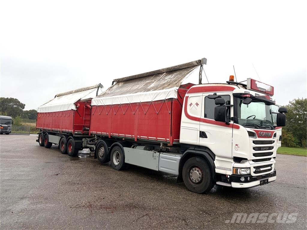 Scania R520 V8 Korntræk Kipper