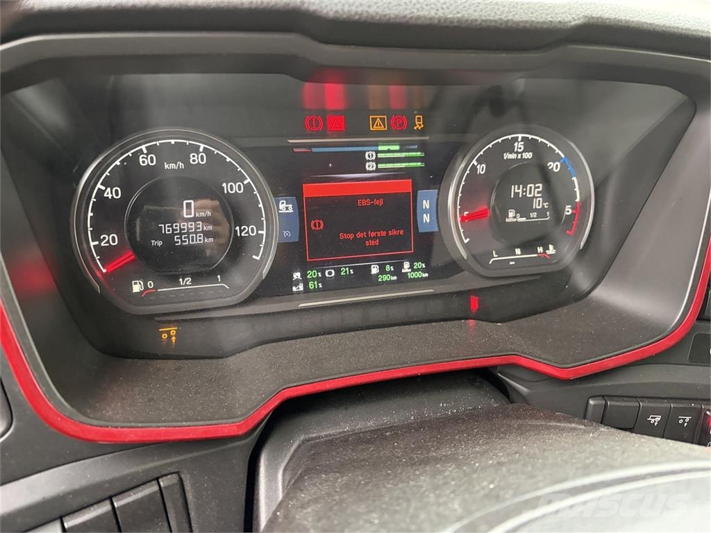 Scania S650 6x2 Box med sideåbning v8 Fast kasse
