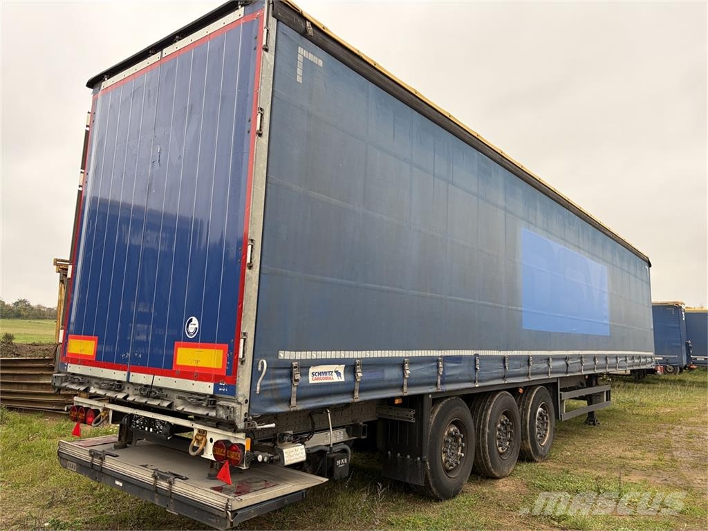 Schmitz 3 aks Gardin trailer Tents puspiekabes
