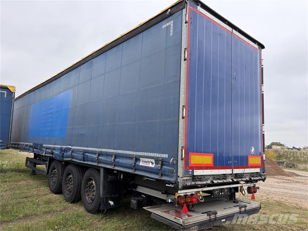 Schmitz 3 aks Gardin trailer Tents puspiekabes