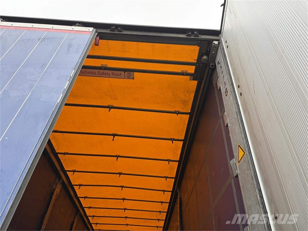 Schmitz 3 aks Gardin trailer Tents puspiekabes