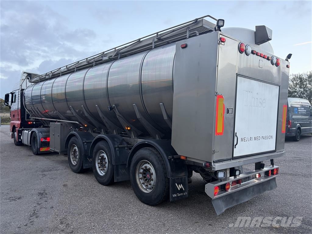 VM Trailer 33.000 liter mælketank trailer milk Semi remorque citerne