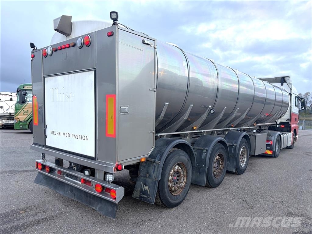 VM Trailer 33.000 liter mælketank trailer milk Semi remorque citerne