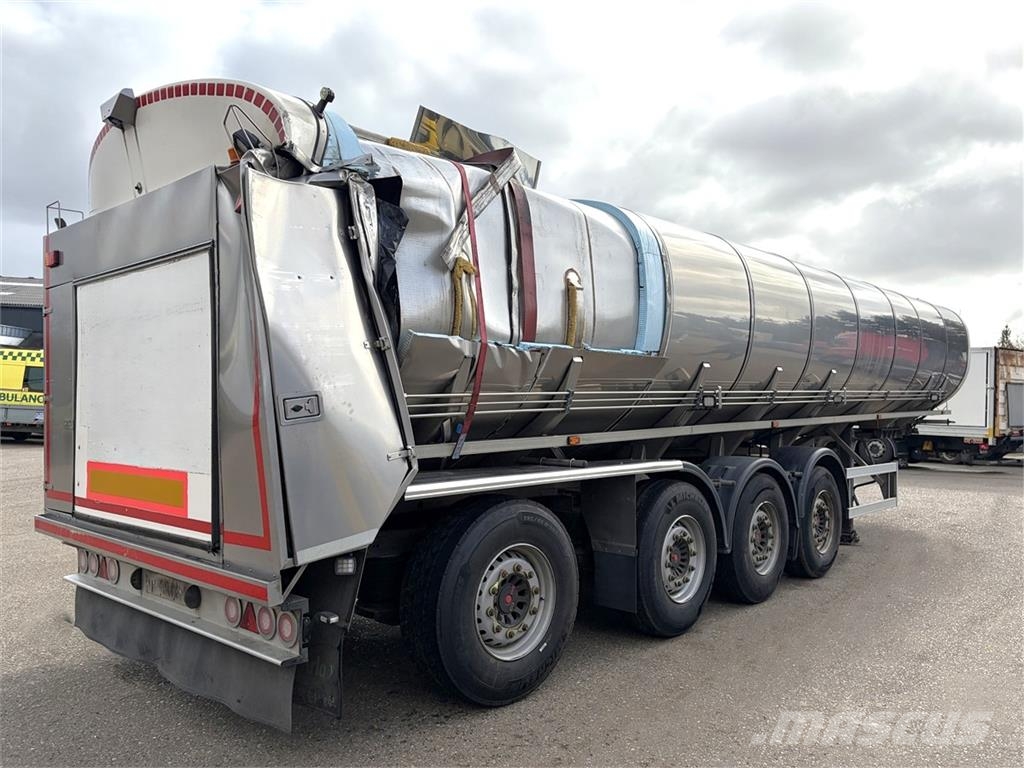 VM Trailer Skadet mælke tank trailer milktank Semirremolques cisterna
