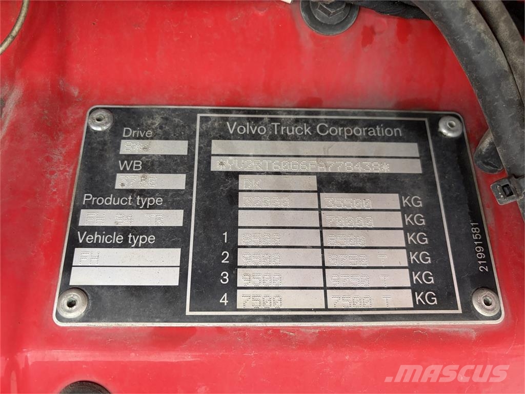 Volvo FH 540 8x4 Hejs Demontažnii kamioni za podizanje kabela