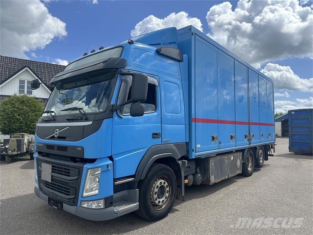 Volvo FM 450 6x2 box side-åbning Euro-6 sideopen Camiones con caja de remolque