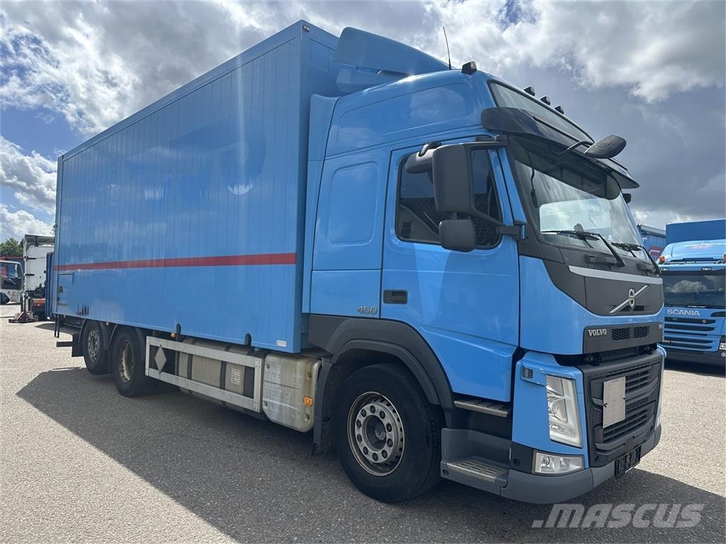 Volvo FM 450 6x2 box side-åbning Euro-6 sideopen Camiones con caja de remolque