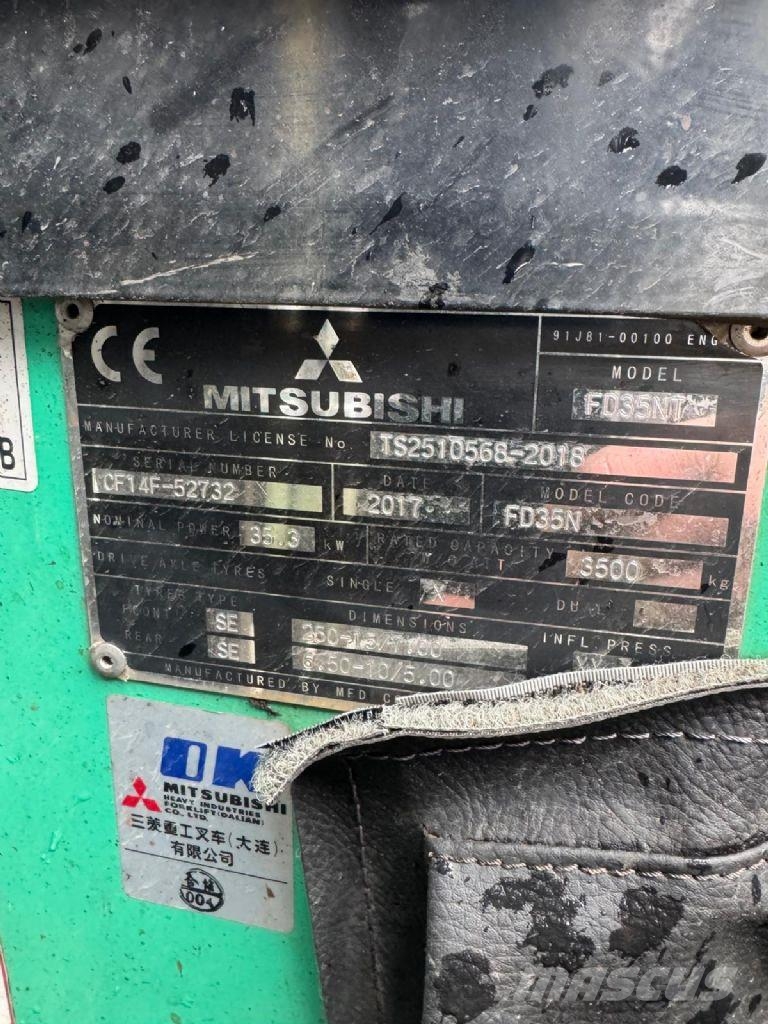 Mitsubishi FD35NT Πετρελαιοκίνητα Κλαρκ