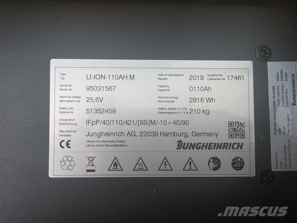 Jungheinrich EJD120Li Empilhador pedestre