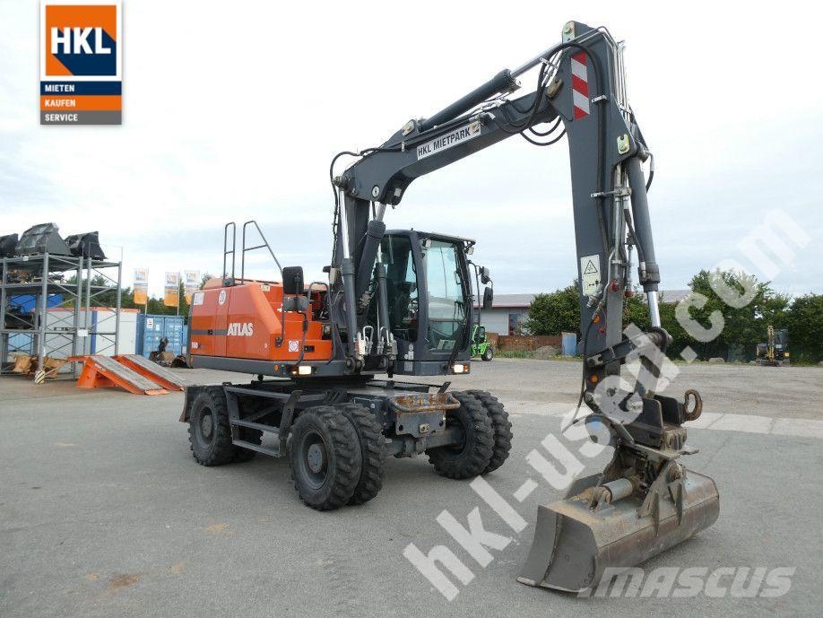 Atlas 160W Εκσκαφείς με τροχούς - λάστιχα