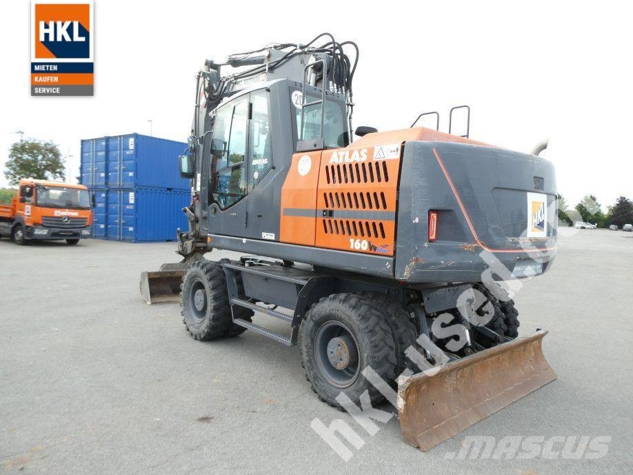 Atlas 160W Εκσκαφείς με τροχούς - λάστιχα