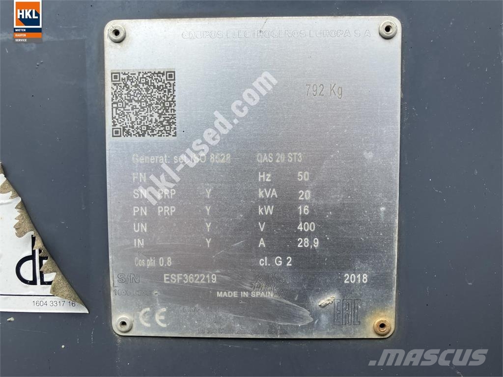 Atlas Copco QAS 20 Other Generators