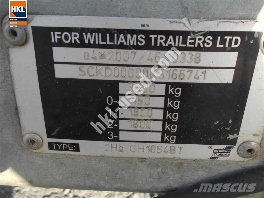 Ifor Williams GH 1054 BT Muut koneet