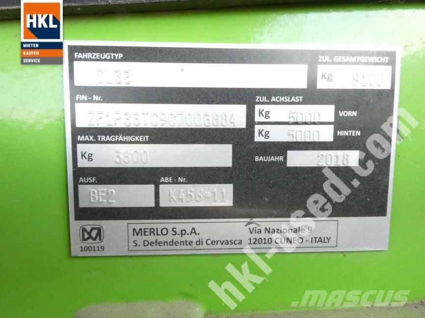 Merlo P 38.13 Verreikers