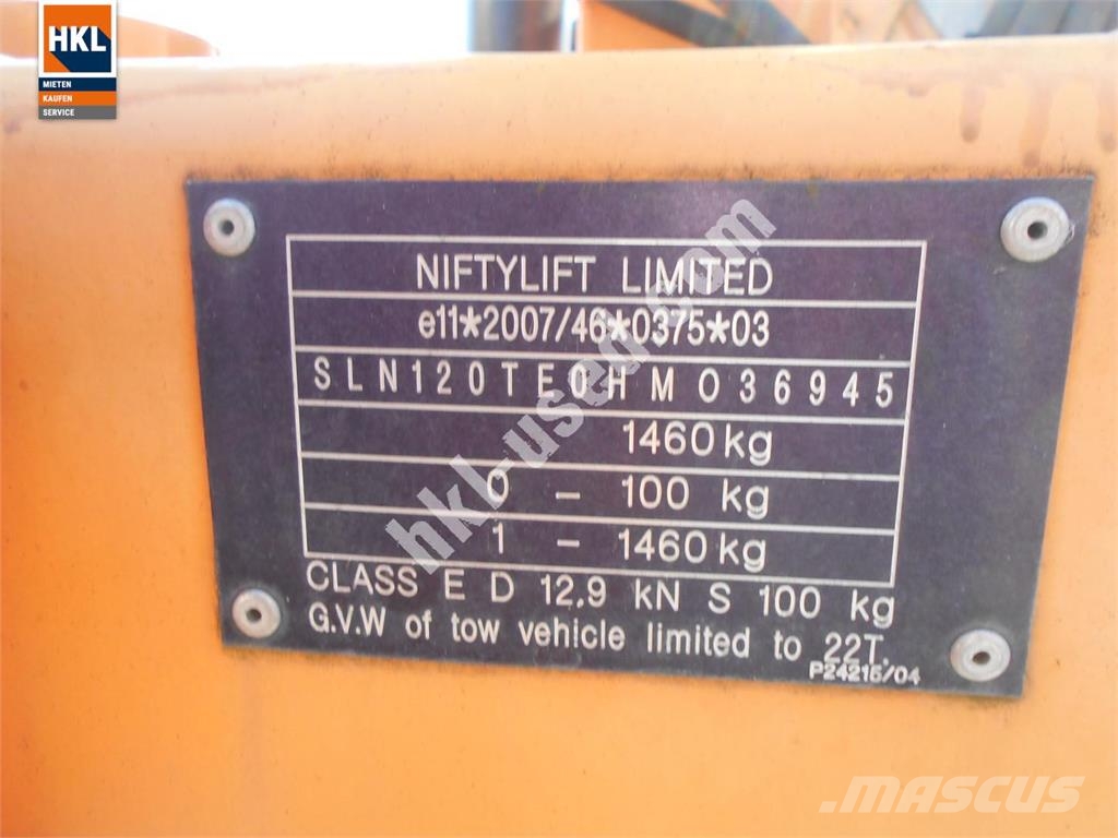 Niftylift 120 T Muut koneet