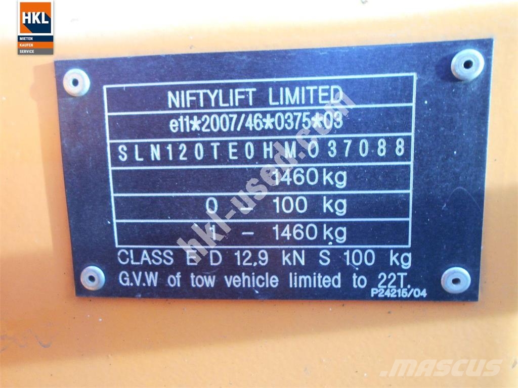Niftylift 120 T Bouw - Overige