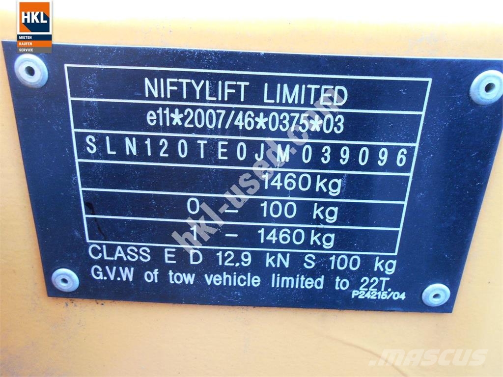 Niftylift 120 T Construction - Autres