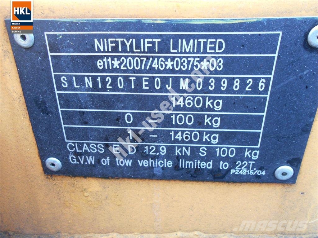 Niftylift 120 T Construction - Autres