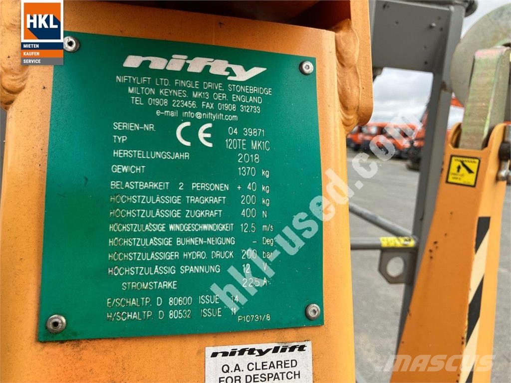 Niftylift 120 T Bouw - Overige