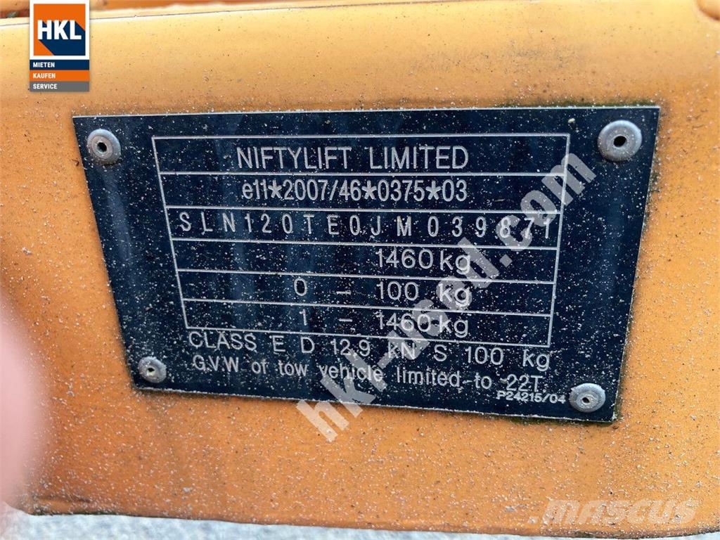 Niftylift 120 T Bouw - Overige