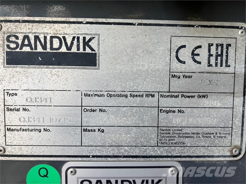Sandvik QJ341 Drupinātāji