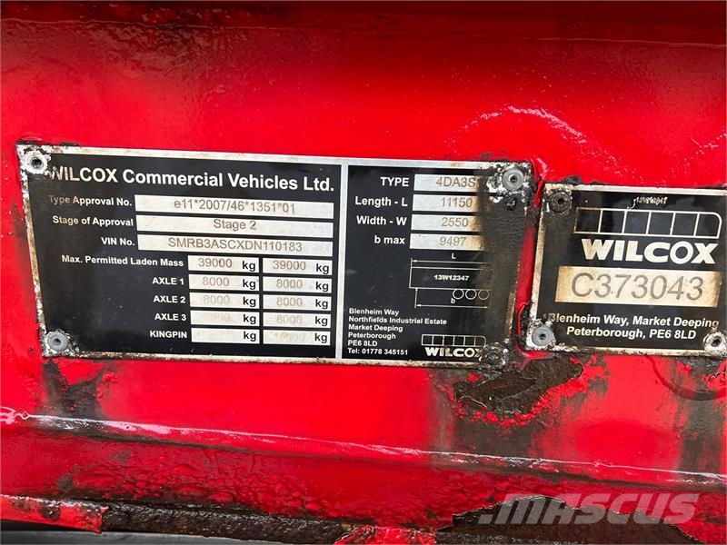 Wilcox BULK Box body semi-trailers