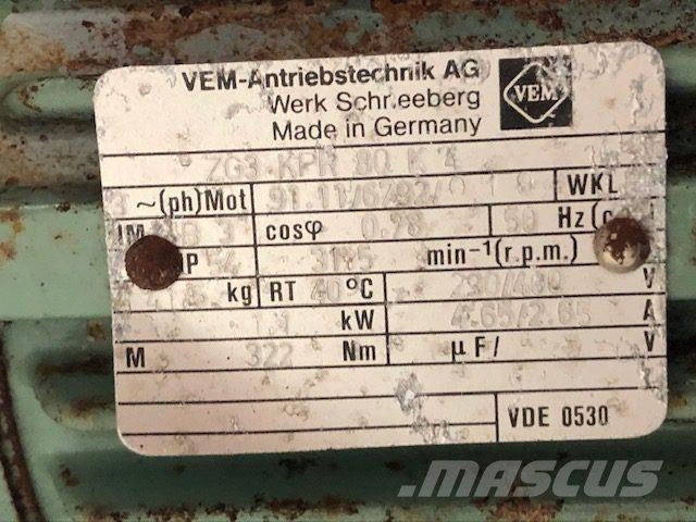  1,1 kW VEM E-Motor Motores