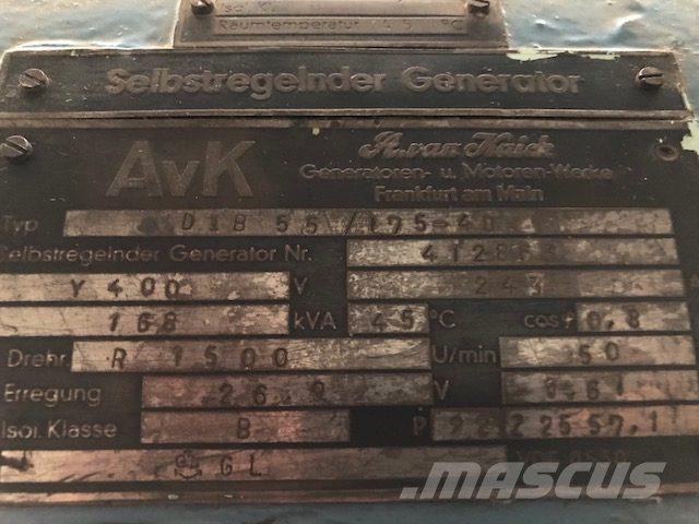 168 kVA MAN 2858M V8 Generatoranlæg - 2 stk Outros Geradores