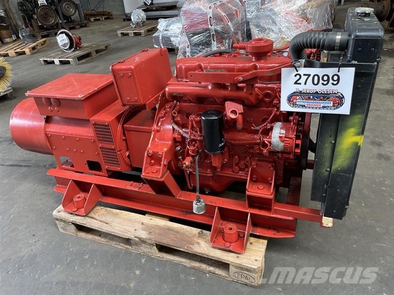 18.75 kva Mitsubishi S4E generatoranlæg m/AVK gene Andre generatorer