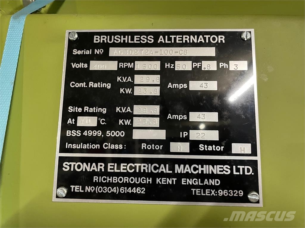  29.8 kVA Stonar Børsteløs Type Generator Ostali generatori