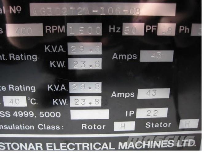  29.8 kVA Stonar Børsteløs Type Generator Ostali generatori