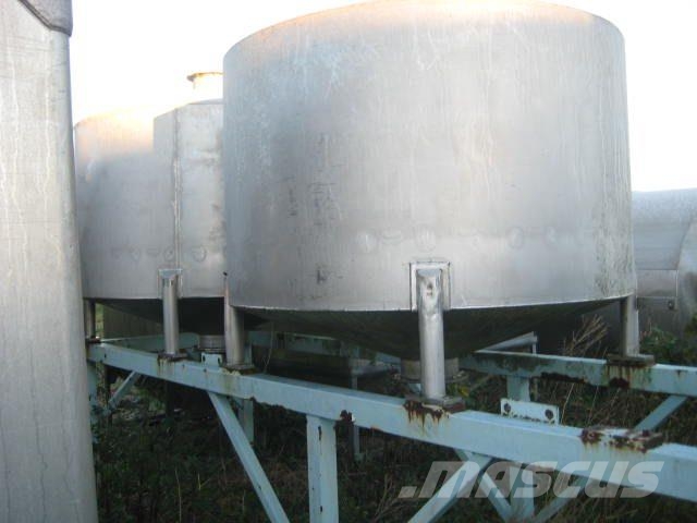  3000 Ltr. Tank, rustfri - 1 stk Diger parçalar