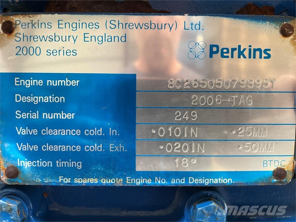 375 kva Perkins Serie 2000 generatorsæt Type P360E Other Generators