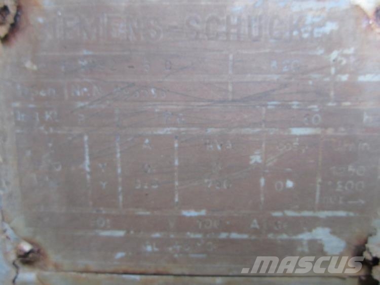750 kVA Siemens Type F3092-6D B20 DGEN Generator Ostali generatori