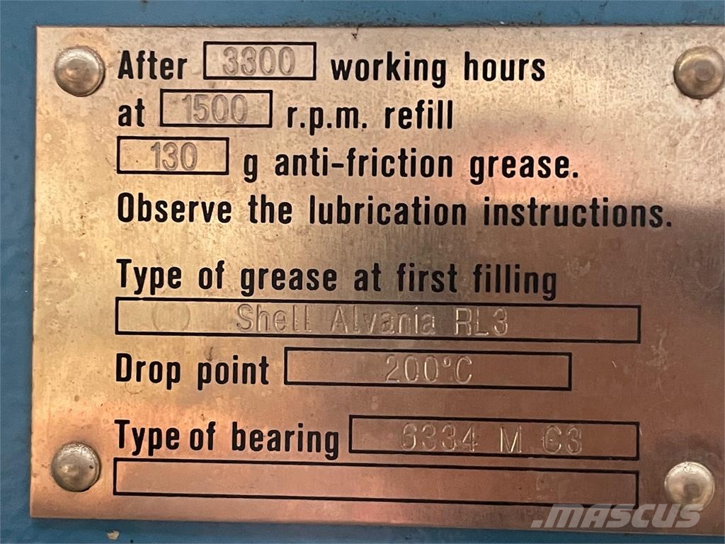 910 kVA VEM Generator type DRKSW 5024-4US Ostali generatori