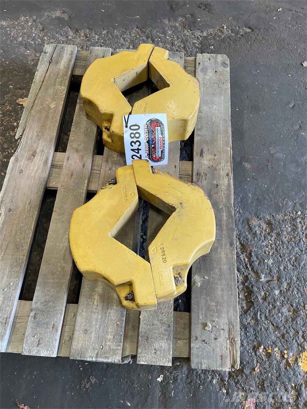Akselballast klodser, Cat 906-907-908 - part no. 1 Ďalšie komponenty