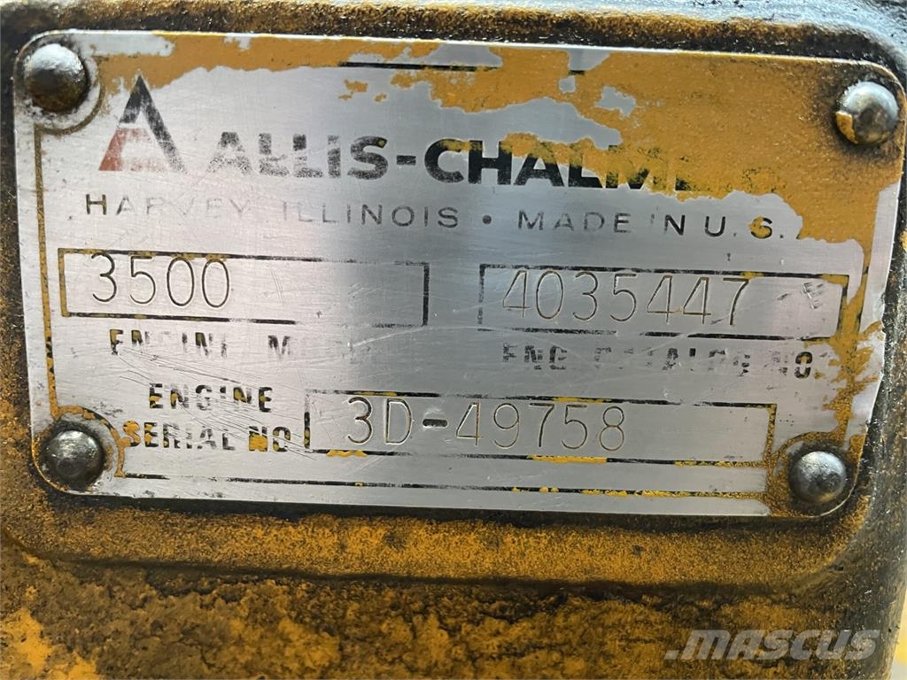 Allis Chalmers motorblok model 3500 nr. 4035447 - kun ti Двигатели