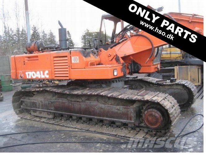Atlas 1704LC - delvis brændt - til ophug Гусеничні екскаватори