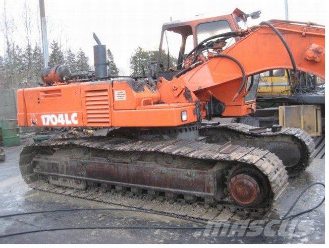 Atlas 1704LC - delvis brændt - til ophug Гусеничні екскаватори