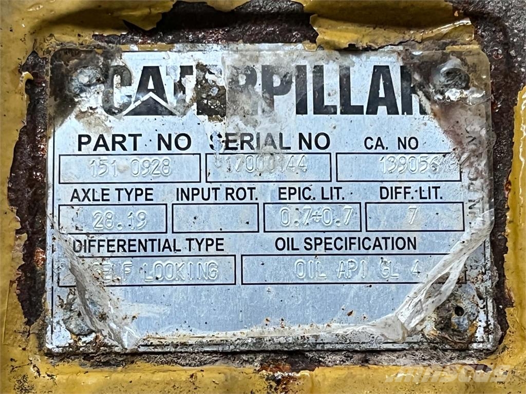  Bagaksel 151-0928 til Caterpillar læssemaskiner |  محور العجلة
