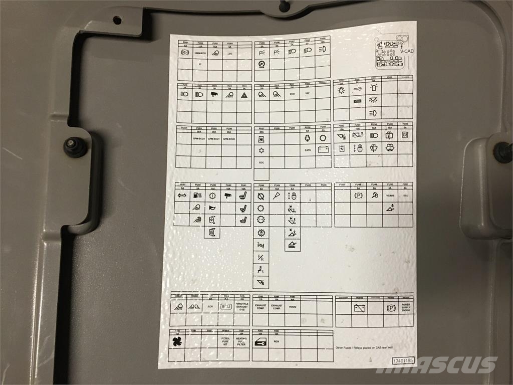 Bagsektion panel, Volvo L90H Andre komponenter