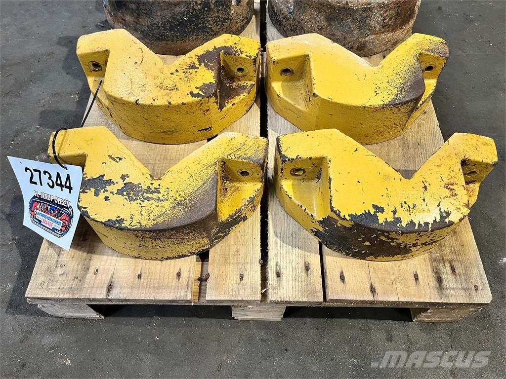  Balastklodser frontaksel til Caterpillar læssemask Andet tilbehør