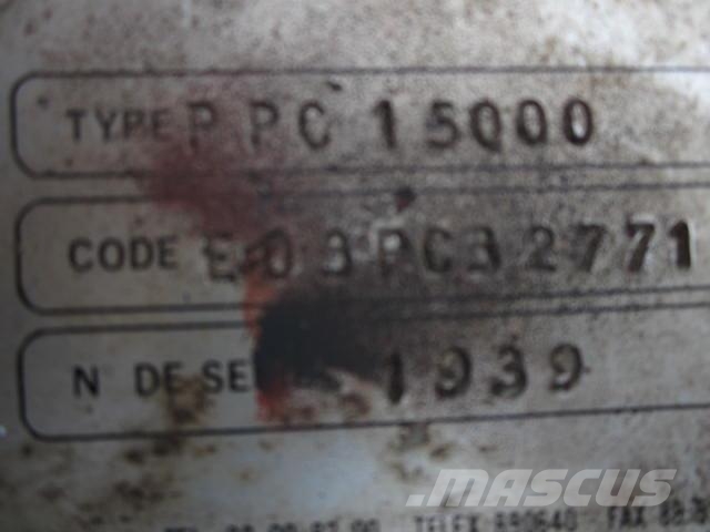 Betonpumpe Type PPC15000 Waterpompen