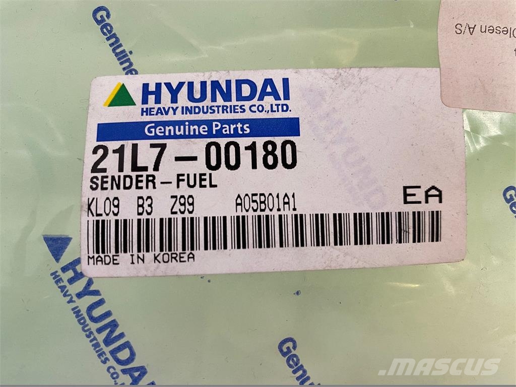 Brændstofmåler, Hyundai HL740-3 Elektroonikaseadmed