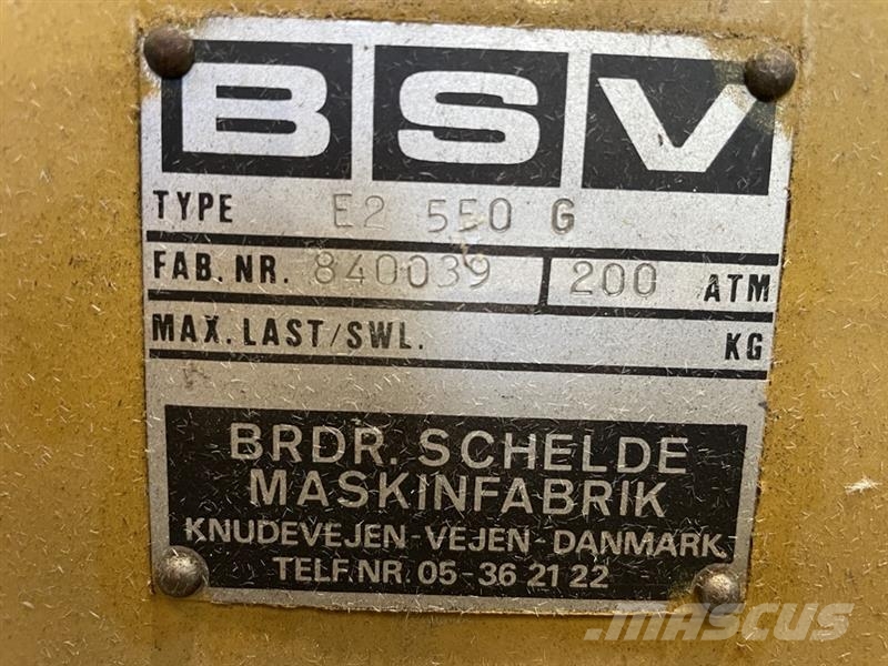 BSV E2 550G el-hydraulisk lossegrab Gribere