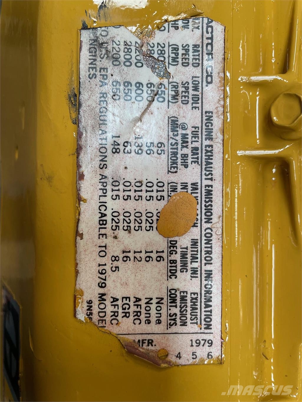 CAT 3208 motor - ex. Cat 666B dumptruck Moteur
