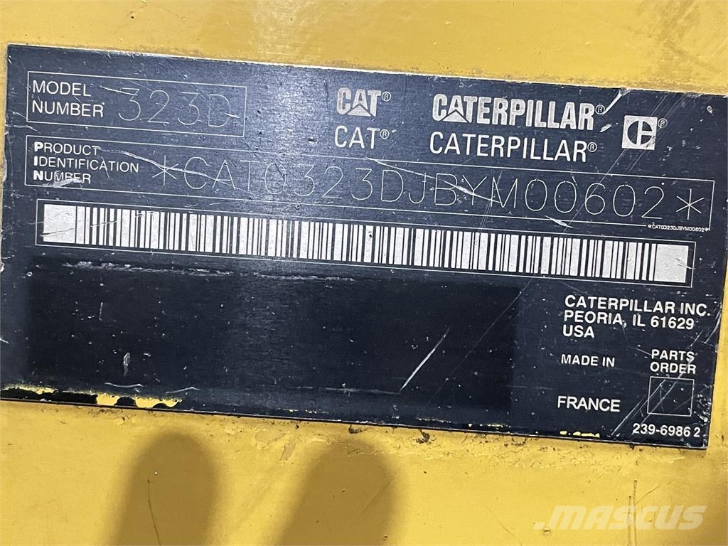 CAT 323D monobom Muud osad